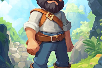 design 2d game character