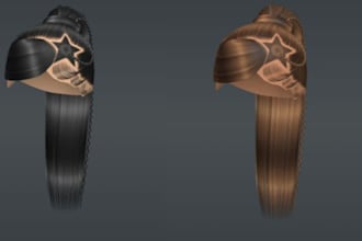 3d model roblox ugc hair, roblox mask, roblox ugc, roblox accessories