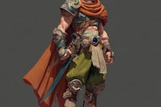 draw your rpg game character design