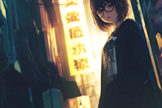 draw commission into anime or manga style art