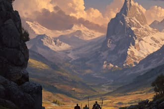 create a fantasy character or other concept art for you