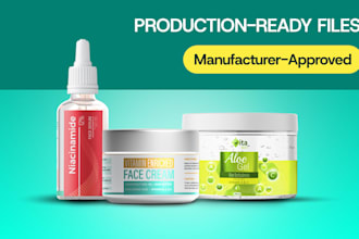 design premium brand packaging and product labels