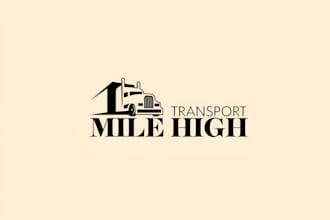 make truck, semi truck and transportation companies logo