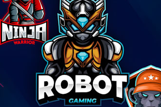 do mascot logo, spartan, knight, monkey, ninja, gorilla