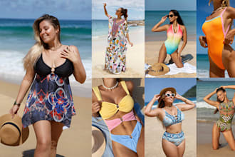create beachwear product photography for swimwear brands
