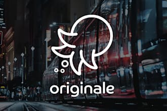 do modern professional custom octopus logo design