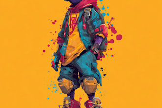 design characters and comic books
