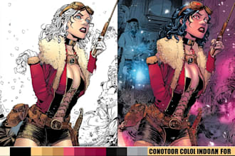design characters and comic books