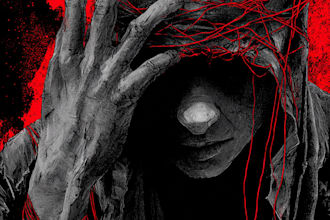 make dark art illustration horror movie posters, horror book
