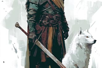 make a dnd art and d and d character for you