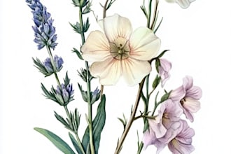 draw a botanical illustration