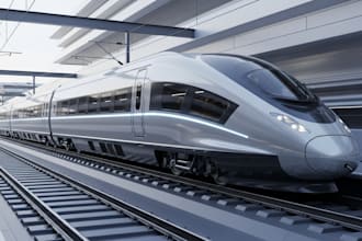 design 3d train, 3d railway, 3d train station, locomotive train, subway
