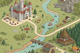 do a fantasy dnd map