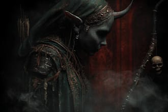 design scary horror creature and character concept art