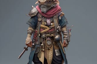 paint a dark fantasy portrait