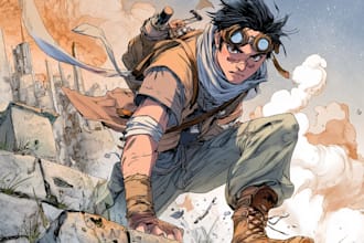 do comics book pages, storyboards, illustrations