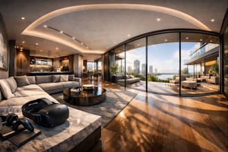 design 360 VR experience walkthrough, architecture ue5 environments