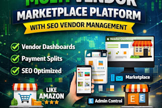 custom multi vendor marketplace platform with SEO vendor management