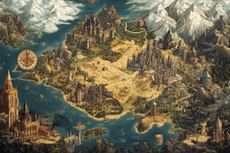draw a fantasy map