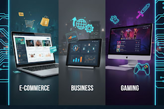 build ROI, business, e commerce, and custom full stack websites