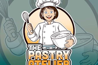 make a cartoon logo and mascot for your business
