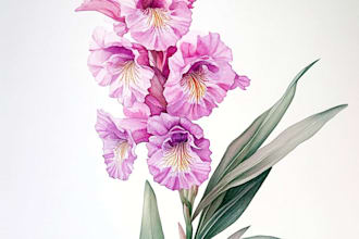 draw flowers, trees or botanical illustration