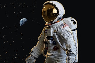 make a cool astronaut for you