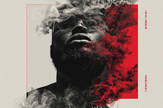 design album cover art and mixtape cover design