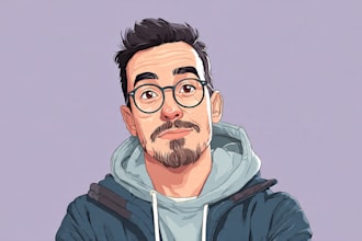 draw cartoon vector portrait or illustration