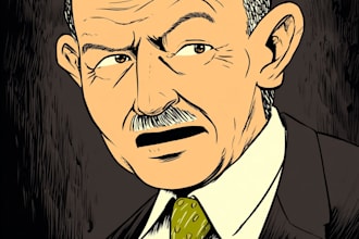do digital political cartoon for political cartoon