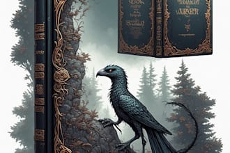 illustrate professional fantasy book cover art