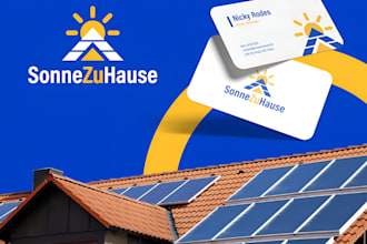 create wonderful and excellent solar panel logo design