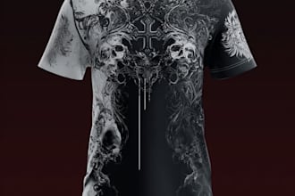 design text fashion t shirt clothing brand logo