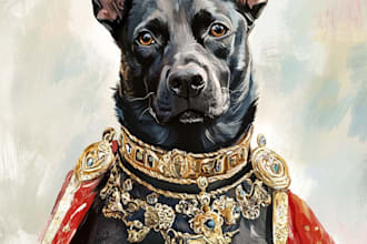 do custom pet portrait