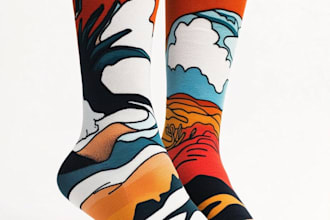 socks design unique socks design