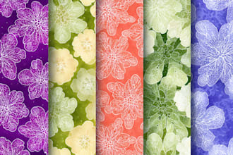 design seamless pattern for textile fabric prints