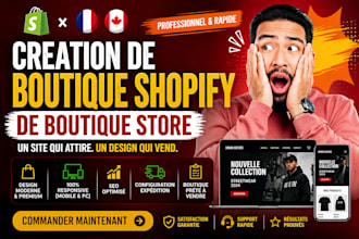 creer une boutique shopify en dropshipping en francais