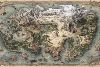 do fantasy city map for dnd map illustration
