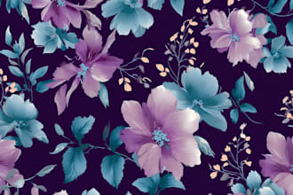 design seamless pattern textile prints pattern design