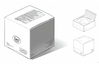 design product package, label or box, vector tracing