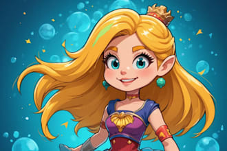 design a cartoon character