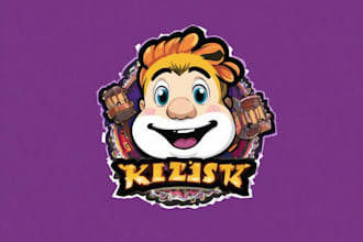 design a cartoon logo character