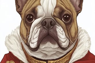 create an pet portrait