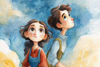 illustrate whimsical and professional children books