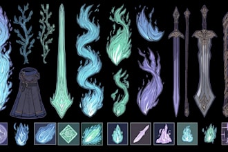 design pixel art rpg characters