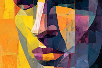 create stunning abstract illustrations for brands, posters