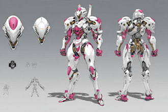 do modern mecha animal and robot design
