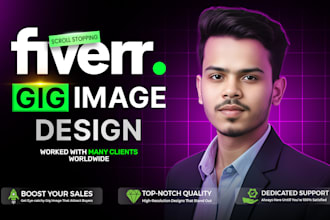 do clickable fiverr gig design and high CTR thumbnails