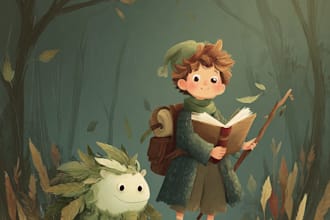 children story book illustration and children story