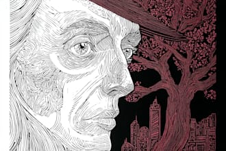 do linocut or woodcut illustrations